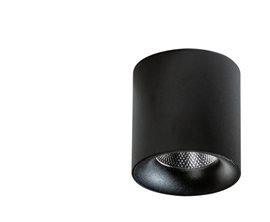 MANE přisazené bodové svítidlo LED 30W 2650lm 3000K stmívatelné 11,5cm kulaté IP20, černé