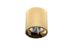 MANE přisazené bodové svítidlo LED 30W 2650lm 3000K stmívatelné 11,5cm kulaté IP20, zlaté