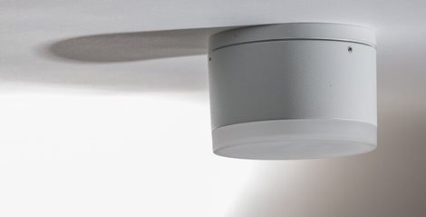 APULIA venkovní přisazené svítidlo LED 10W 800lm 3000K 10,8cm kulaté IP54, bílé 3