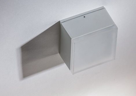 APULIA venkovní přisazené svítidlo LED 10W 800lm 3000K 10,8cm hranaté IP54, bílé 4