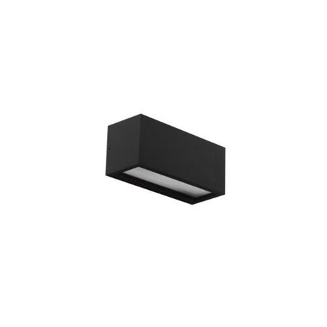 VENTA venkovní nástěnné svítidlo 1x E27 18W bez zdroje 25cm IP54, černé 1
