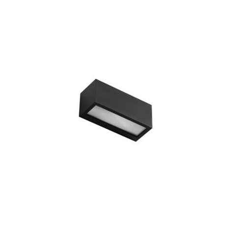 VENTA venkovní nástěnné svítidlo 1x E27 18W bez zdroje 25cm IP54, černé 2