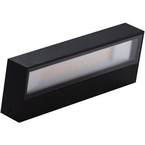 COSEL venkovní nástěnné svítidlo LED 16W 1300lm 3000K 23cm IP54, černé 2