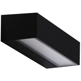 COSEL venkovní nástěnné svítidlo LED 16W 1300lm 3000K 23cm IP54, černé