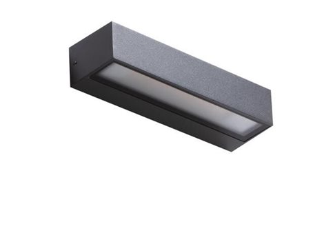 COSEL venkovní nástěnné svítidlo LED 16W 1300lm 3000K 23cm IP54, tmavě šedé 5