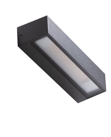 COSEL venkovní nástěnné svítidlo LED 16W 1300lm 3000K 23cm IP54, tmavě šedé 4