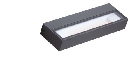 CASOLA venkovní nástěnné svítidlo LED 12W 950lm 3000K 22cm IP54, tmavě šedé 2