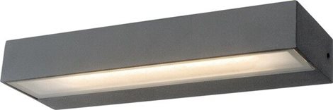 CASOLA venkovní nástěnné svítidlo LED 12W 950lm 3000K 22cm IP54, tmavě šedé 1