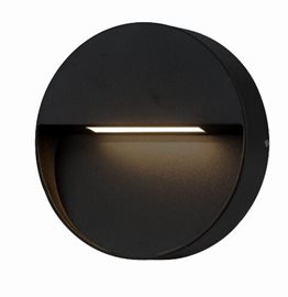CASORIA venkovní nástěnné svítidlo LED 6W 450lm 3000K IP54, černé