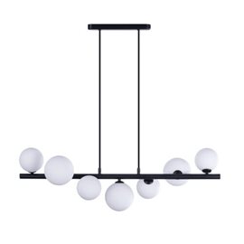 SYBILLA závěsné svítidlo 7x G9 6W bez zdroje 82cm IP20, černé