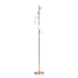 SYBILLA stojací lampa 6x G9 6W bez zdroje 152cm IP20, zlaté