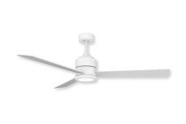 VINCA stropní svítidlo s ventilátorem LED 18W 600lm 3000/4000/5500K CCT 124cm IP20, bílé + ovladač