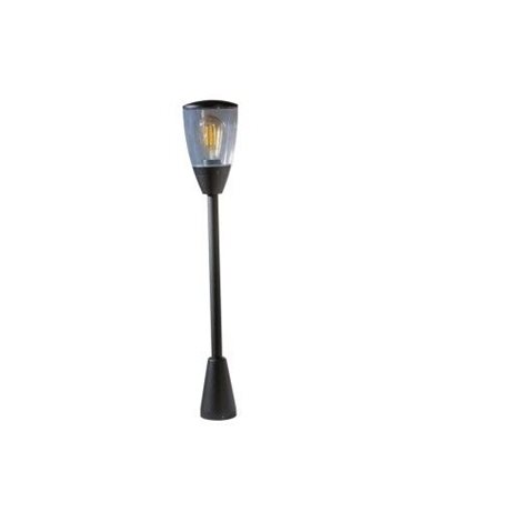 RASMUS venkovní sloupkové svítidlo 1x E27 40W bez zdroje 80cm IP65, černé 8