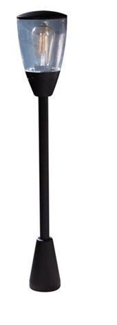 RASMUS venkovní sloupkové svítidlo 1x E27 40W bez zdroje 80cm IP65, černé 9