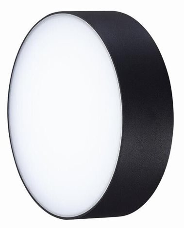 CASPER venkovní stropní svítidlo LED 15W 1300lm 3000K 20cm kulaté IP54, černé 1