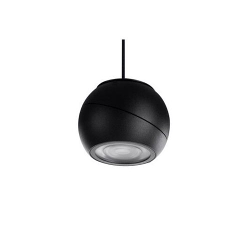 SKYE závěsné bodové svítidlo LED 12W 950lm 3000K 11cm kulaté IP20, černé 3