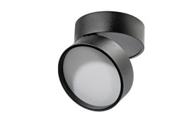MONA přisazené svítidlo LED 18W 1000lm 3000K kulaté IP20, černé