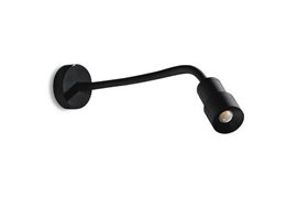 LUMI FLEX přisazené bodové svítidlo LED 5W 400lm 3000K IP20, černé