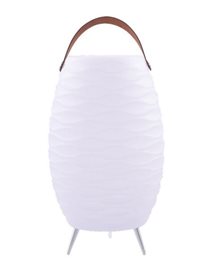 BOOMBOX venkovní přenosná lampa LED 5W + 1,8W 400lm 3000K RGB stmívatelná 50cm IP44, bílá