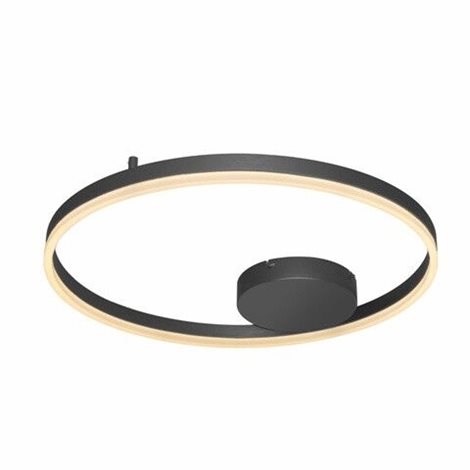 HALO stropní svítidlo LED 40W 3600lm 3000K 60cm kulaté IP20, černé 1