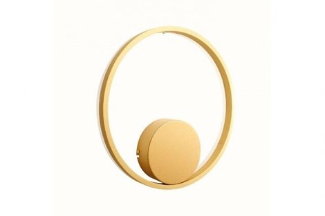 HALO nástěnné svítidlo LED 30W 2200lm 3000K 40cm kulaté IP20, zlaté 3