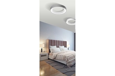 Sovana přisazené svítidlo LED 50W 2750lm 2700-6500K 55cm kulaté IP20, bílá + ovladač 4