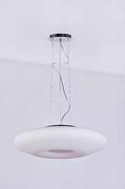 PIRES závěsné svítidlo 3x E27 60W bez zdroje 50cm IP20, chrom/bílá