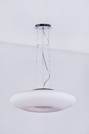PIRES závěsné svítidlo 3x E27 60W bez zdroje 50cm IP20, chrom/bílá 1