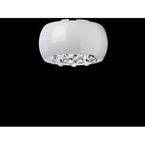 QUINCE stropní/závěsné svítidlo 5x G9 40W bez zdroje 40cm IP20, chrom/opál 4