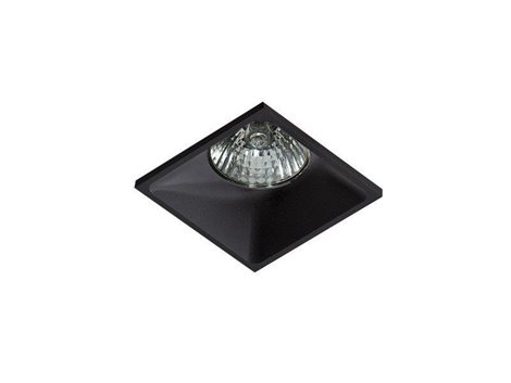 PIO podhledové svítidlo 1x GU10 50W bez zdroje 7,6cm hranaté IP20, černé 3