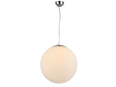 White ball závěsné svítidlo 1x E27 40W bez zdroje 50cm IP20, bílé 1