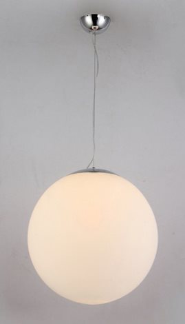 White ball závěsné svítidlo 1x E27 40W bez zdroje 50cm IP20, bílé 2