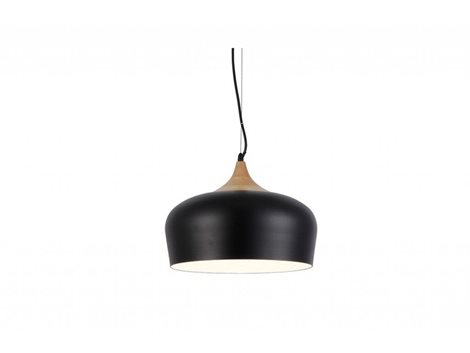 Parma závěsné svítidlo 1x E27 60W bez zdroje 35cm IP20, černé 2