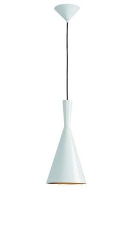 Vita závěsné svítidlo 1x E27 60W bez zdroje 18cm IP20, bílá/zlatá 1