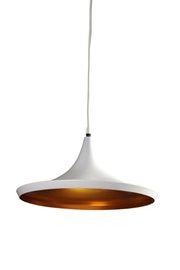 Chink závěsné svítidlo 1x E27 40W bez zdroje 36cm IP20, bílá/zlatá