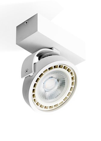 Jerry 1 230V přisazené bodové svítidlo 1x GU10 40W bez zdroje IP20, bílé 1