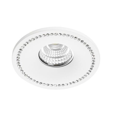 Simon pohledové svítidlo 1x GU10 50W bez zdroje 9,8cm kulaté IP20, bílé 1