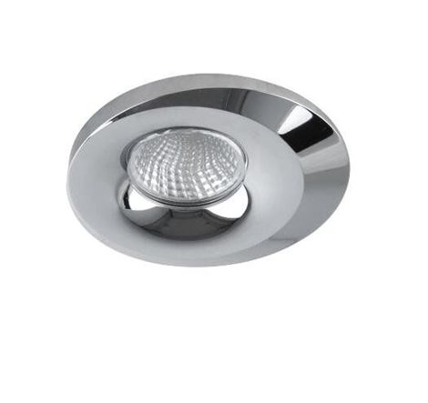 Lorenza pohledové svítidlo 1x GU10 50W bez zdroje 9,6cm kulaté IP20, chromové 1