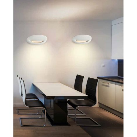 Largo nástěnné svítidlo LED 12W 720lm 3000K 31cm IP20, bílé 3