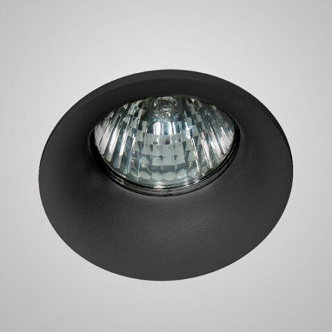 Ivo podhledové svítidlo 1x GU10 50W bez zdroje 7,6cm kulaté IP20, černé 2