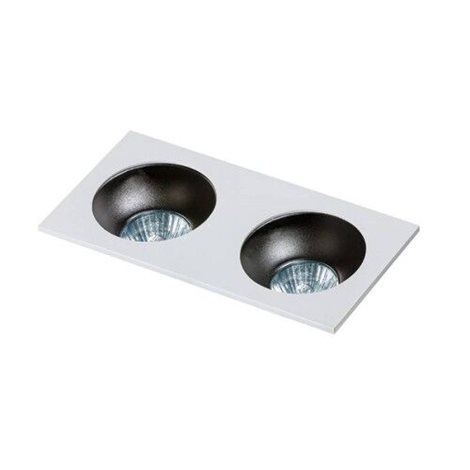 Hugo 2 podhledové svítidlo 2x GU10 50W bez zdroje 23,3cm hranaté IP20, bílé 3