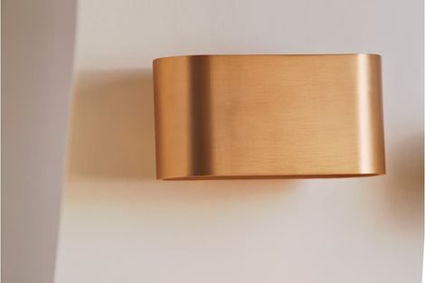 Vega nástěnné svítidlo 1x G9 40W bez zdroje 16cm IP20, zlaté 4