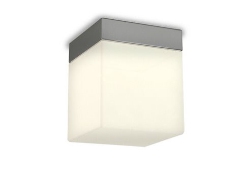 Mil koupelnové stropní svítidlo LED 6W 470lm 3000K 10cm hranaté IP44, chromové 1