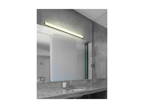 Petra 120 koupelnové nástěnné svítidlo LED 24W 1640lm 4000K 120cm IP44, chrom/bílá 2