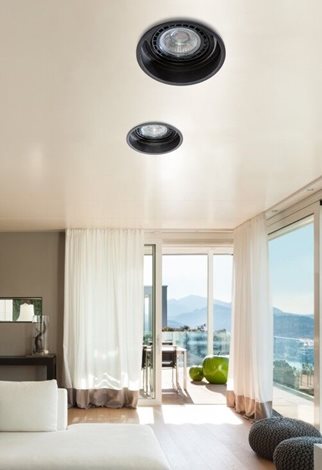 Torres podhledové svítidlo 1x GU10 40W bez zdroje 9cm kulaté IP20, bílé 2