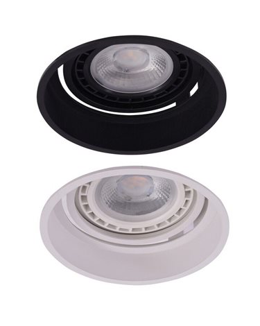 Torres podhledové svítidlo 1x ES111 50W bez zdroje 9cm kulaté IP20, bílé 4