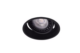 Torres podhledové svítidlo 1x ES111 50W bez zdroje 9cm kulaté IP20, černé
