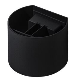Leticia 2 nástěnné svítidlo 1x G9 40W bez zdroje 13cm kulaté IP20, černé