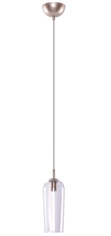 Blanca 1 závěsné svítidlo 1x E14 40W bez zdroje 12cm IP20, champagne
