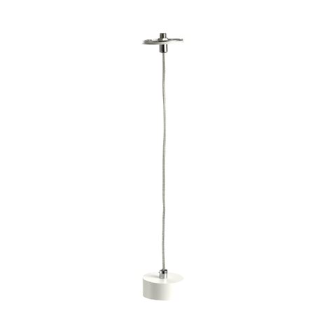 Erebus závěsná základna 6cm kulatá, bílá